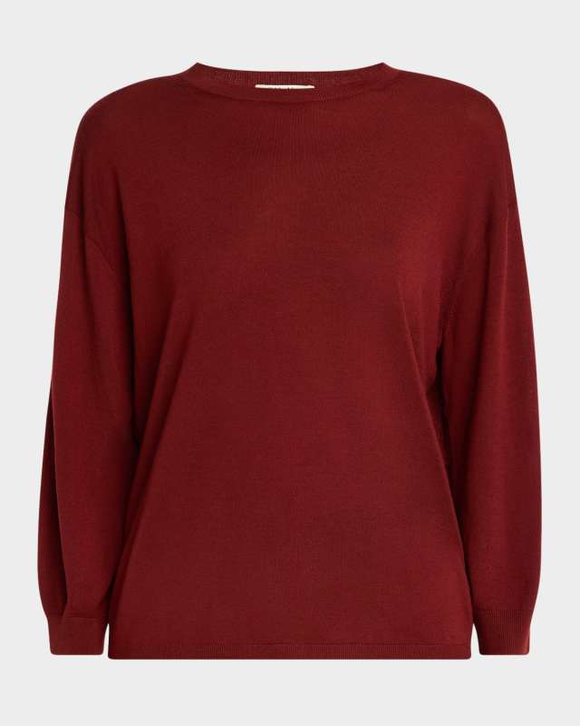 Amici Blouson 3/4-Sleeve Wool Sweater